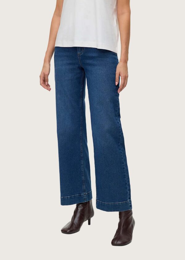Vero Moda γυναικείο παντελόνι τζιν Kayla σε wide leg γραμμή - Shop-Affair.gr