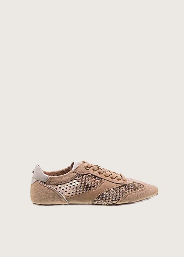 Mexx Γυναικεία Sneakers με Χρυσές Λεπτομέρειες Ταμπά - Shop-Affair.gr