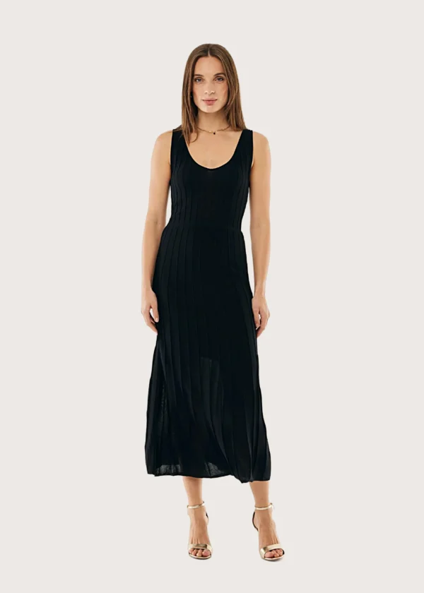 MEXX γυναικείο φόρεμα μαύρο rib Shop-Affair.gr